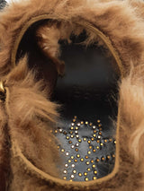 Gucci Shearling Sandals Size 11 Eb0925oxzde