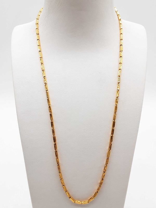 22k Yellow Gold 16.1g Chain 21 In Do1124lwxzde