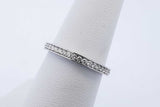 18k White Gold Diamond Eternity Band 3 Grams Size 6.5 Eb0626wrxde