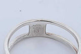 Gucci Interlocking G Sterling Silver Ring 1.9 Grams Gucci Size 13 Eb0626lxzde