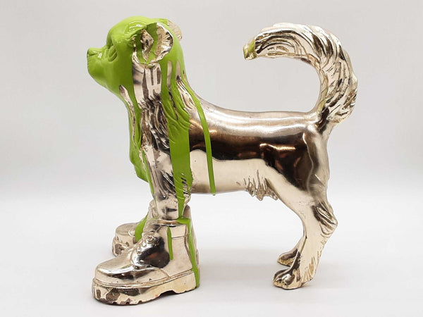 William Sweetlove Green Cloned Chihuahua Metal Sculpture Doixzde 144010009277