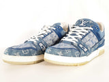 Louis Vuitton Blue Monday Denim Lv Trainers Size 10.5m Sd1225wrzde