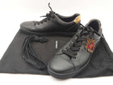 Dolce & Gabbana Dg Sacred Heart Black Leather Shoes Size Uk 10 Do0925lxzde