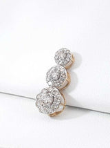 0.68 Cttw Diamond & 10k White Gold Journey Pendant 0.7 Grams Fw0826lwzdu