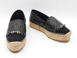 Salvatore Ferragamo Kim Gal Gancini Embroidered Espadrilles Size 8 Fw0926loxdu