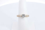 Approx. 1.15ctw Round Diamond Ring In 14k Yellow Gold 2.9g Size 7 Eb0724pxzdu