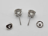 3.10 Cttw Lab Grown Diamonds 14k Wg 1.6g Screw Back Stud Earrings Do0726rrxde