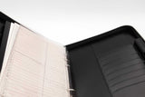 Mont Blanc Meisterstuck Black Leather Zippered Organizer Eb0726lxzsa
