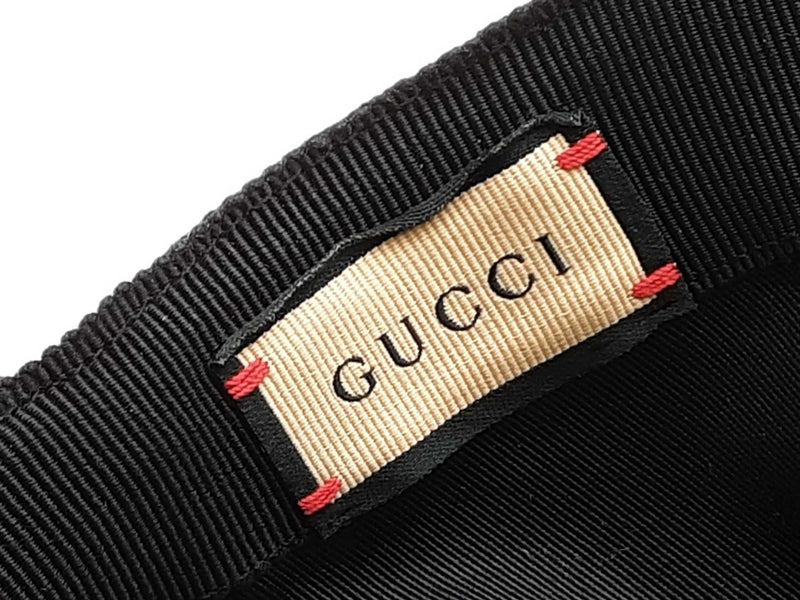 Gucci Black Gg Canvas Green Red Web Baseball Hat Size Xl Do1025lxzde