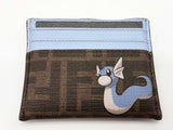 Fendi Frgmt X Pokemon Dratini Monogram Coated Canvas Card Holder Do1125wxzde