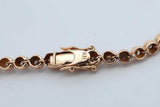 1.68cttw Diamond Tennis Bracelet 18k Yellow Gold 8.7 Grams 7.5 Inch Eb0626llxzdu