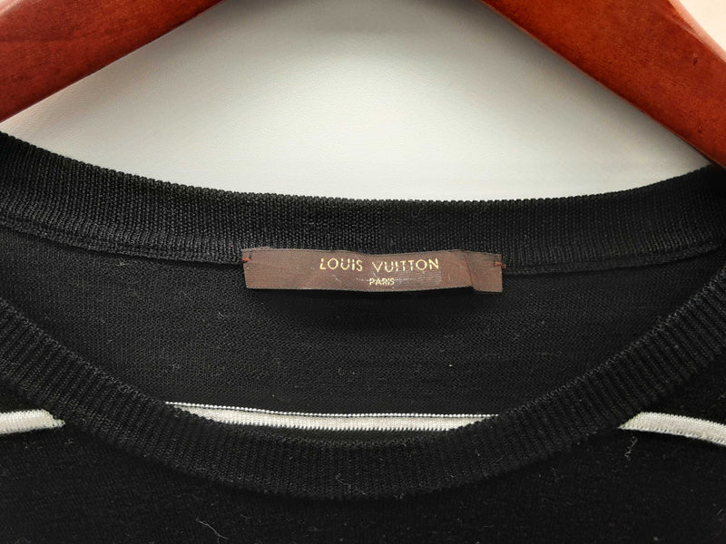 Louis Vuitton Black White Stripe Size Xxl Do0424lrxde