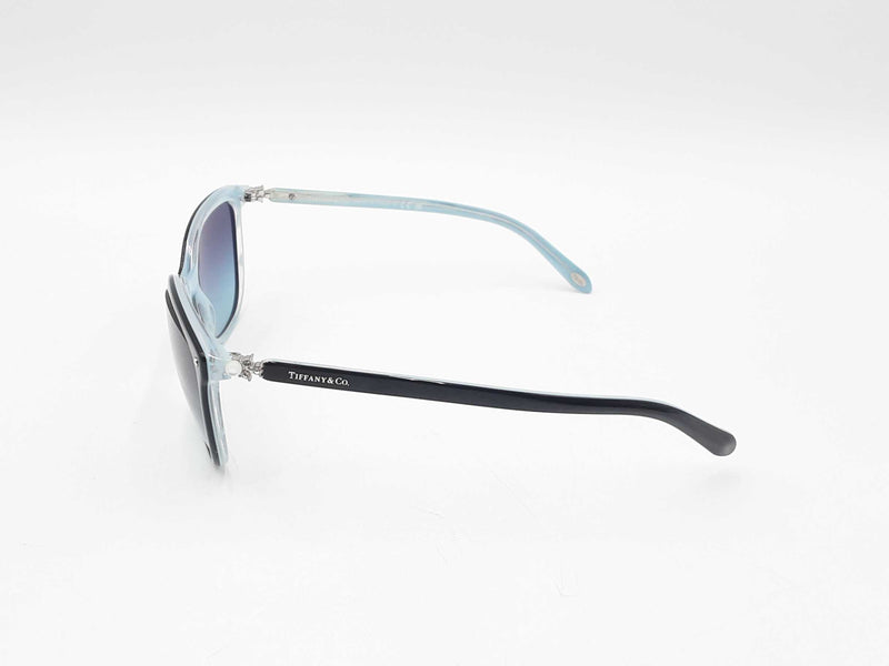 Tiffany & Co. Square Black & Blue Gradient Sunglasses Fw0125rxdu