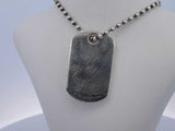 Tiffany & Co. Sterling Silver Dog Tag Necklzce 29.7 Grams 24 Inch Ebeb0724crsa