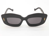 Loewe Lw40114f Chunky Anagram Black Frames Gray Lens Sunglasses Do0926llxde