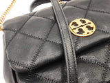 Tory Burch Willa Black Quilted Leather Crossbody Bag Do1224cxde