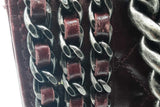 Chanel Quilted Burgundy Leather  Chain Aroung Boy Bag Eb0726lixzde