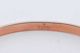 Gucci Icon 18k Rose Gold Cuff Bracelet 8.9 Grams Gucci Size 17 Eb0226erxsa