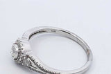 1.2ctw Diamond Ring In 10k White Gold 2.5 Grams Size 7 Eb0525ocxdu