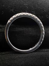 The Leo Diamond & 14k White Gold Anniversary Ring 2.5 Gram Size 6.75 Fw0826osxdu