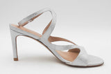 Stuart Weitzman Mariposa Glitter Leather Heels Size 7.5 Eb0526oxsa