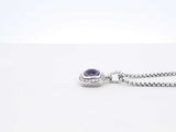 David Yurman Petite Albion Sterling Pendant Necklace 9.5g 16.5 Inch Fw0426lcrdu