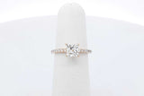 1.0ctw Center Princess Cut Diamond Ring 14k Yellow Gold 1.9g Size 5 Eb0626loxzdu