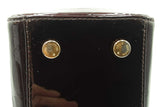 Louis Vuitton Brea Mm Handbag In Monogram-embossed Burgundy Vernis Fw0526pzxdu