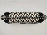 Chanel Medium Boy Bag Woven Leather Black Handbag Aa0425lexzsa