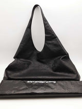 Alexander Wang Pike Black Leather Hobo Shoulder Bag Eb0526wxzsa