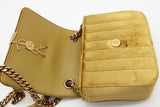 Yves Saint Laurent Quilted Velvet Vicky Crossbody Bag Eb1125cxzde