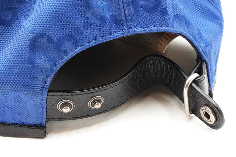 Gucci Off The Grid Blue Baseball Hat Size M 58cm Eb1125lrxdu