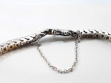 10.08 Cttw Princess-cut Diamond & 14k White Gold Square-link Tennis Bracelet 24.4 Grams 8 Inch Fw0726rxzdu