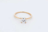 1.0ctw Lab Grown Diamond Ring In 18k Yellow Gold 3.3 Grams Size 9 Eb0626prxdu