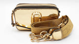 Marc Jacobs Gold Metallic The Snapshot Bag Sd0226prdu