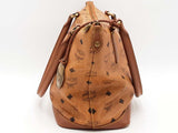 Mcm Cognac Visetos Logo Tote Bag Beige Aa0826lzxsa