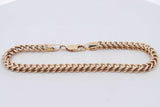 10k Yellow Gold Fox Tail Chain Bracelet 8.2 Grams 8.5 Inch Eb1225wxzsa