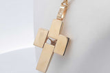 14k Yellow Gold Chain & Crucifix Pendant 13.8 Grams 25 Inch Eb0626orxsa