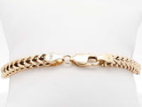 10k Yellow Gold 9.4 Grams Foxtail Bracelet 8 In Aa0926irzsa