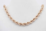14k Yellow Gold Rope Chain Necklace 17.6 Grams 20 Inch Eb0926lxxzsa