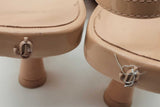 Jimmy Choo Patent Leather Slingback Kitten Heels Size 38.5 Eb0626crde