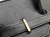 Hermes Birkin 35 Noir Black Epsom Gold Hardware Handbag Do1124scrxde