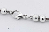 Tiffany & Co. 925 Bead Bracelet With Round "I Love You" Tag 6.7g 7 In Eb726lxzsa