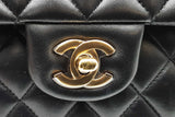 Chanel Quilted Lambskin Double Flap Shoulder Bag Eb0726wrxzsa