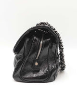 Chanel Luxe Ligne Large Flap Bag In Black Patent Leather Fw0926exzdu