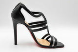 Christian Louboutin Tarlatarte Black Leather Heels Size 37 Eb1224lxzdu