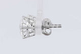 5.0cttw Lab Grown Diamond Stud Earrings In 14k White Gold 2.1 Grams Eb0326scrsa