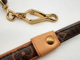 Louis Vuitton Brown Monogram Coated Canvas Leash Do0924lxzde