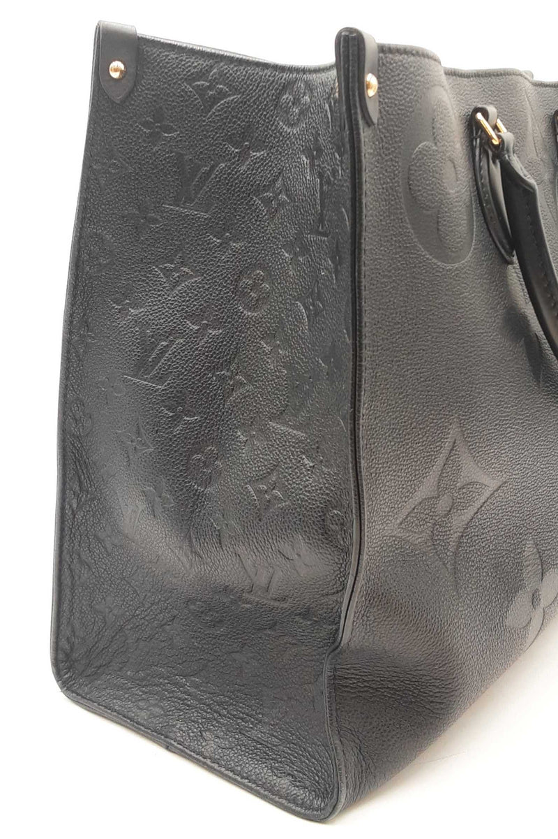 Louis Vuitton Onthego In Monogram Empreinte Giant Black Leather Fw0825lrxzdu