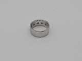 1.09 Ctw Lab Grown Round Diamond Ring Set In Silver 6.8 Grams Size 7 Vc1125wzmia
